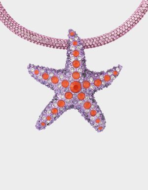 MERMAID JEWELS STARFISH PENDANT PURPLE