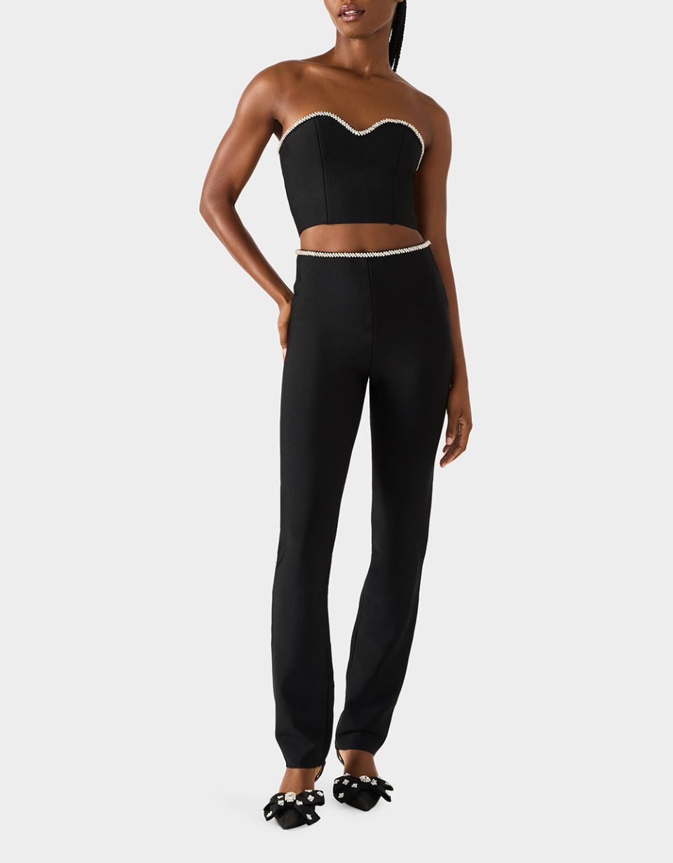 JEWELED SET BLACK