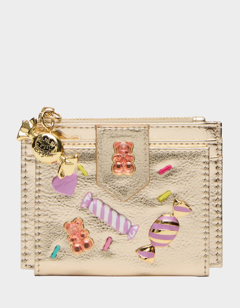 CANDY BIFOLD WALLET GOLD