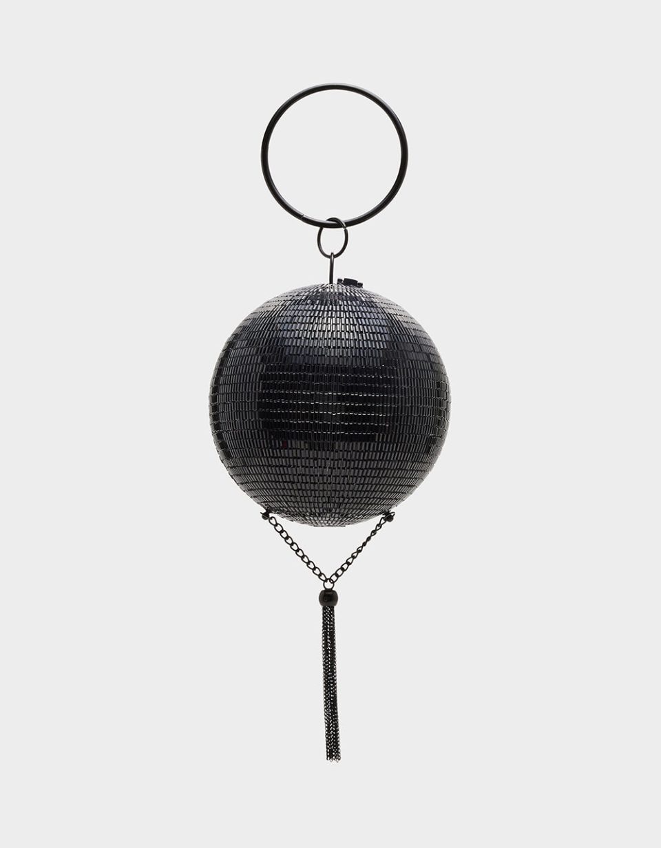 KITSCH DANCIN QUEEN DISCO BALL BAG BLACK