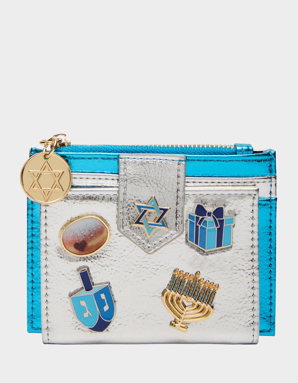 MAZEL TOV WALLET BLUE/MULTI