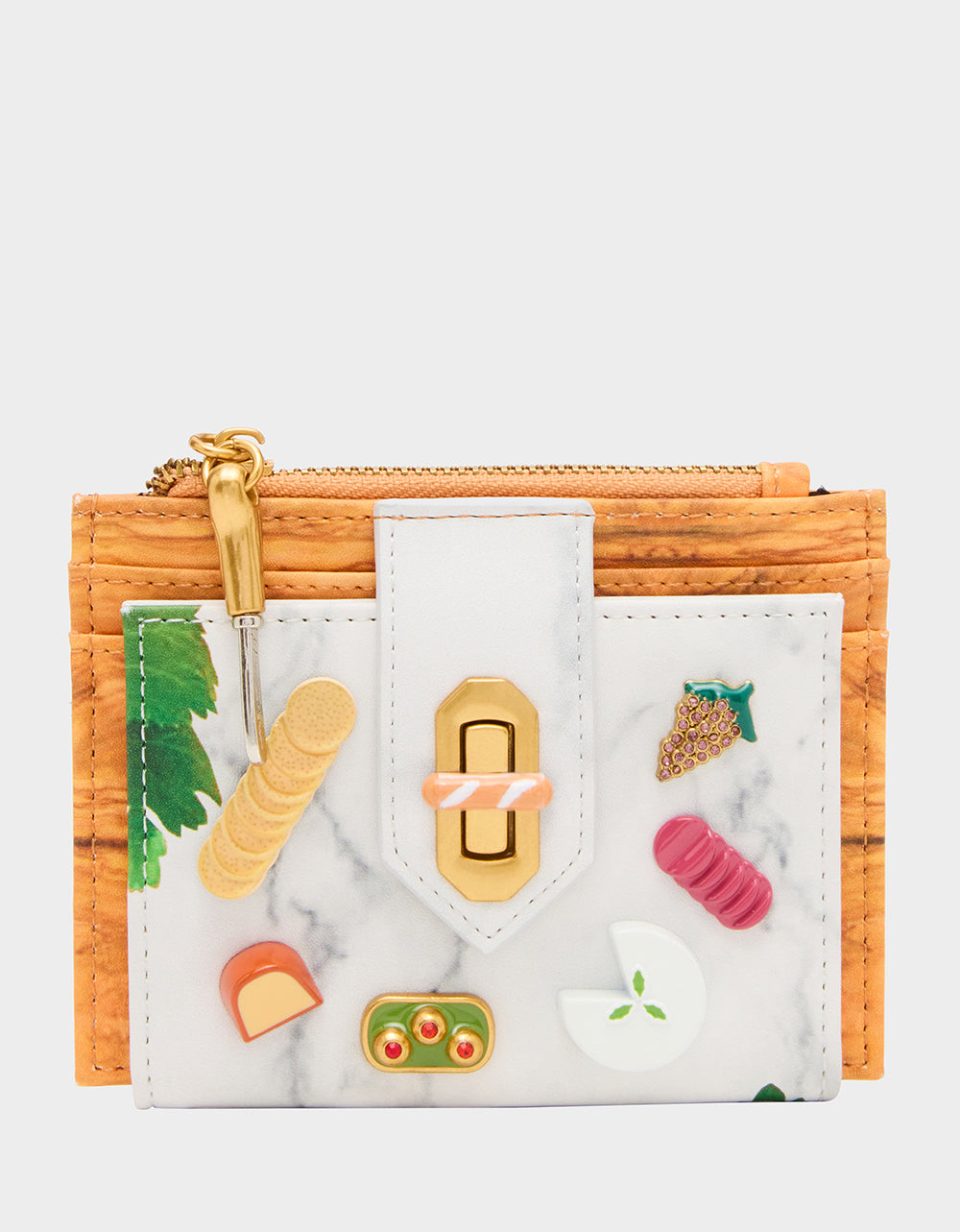 KITSCH CHAR-CUTE-ERIE BIFOLD WALLET MULTI